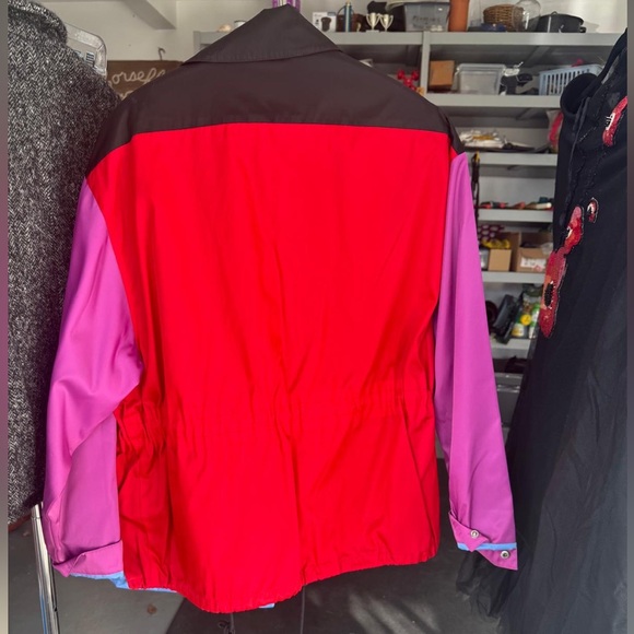 Prada Colorblock Jacket Nylon Multicolor Pristine Condition Worn Once - Picture 3 of 7